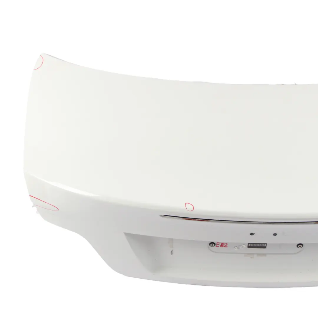 Coupé Tailgate Bootlid Boot Lid Alpinweiss Alpine White - 300 to BMW E82 with Part number 7181144 BMW E82 Coupé Tailgate Bootlid Boot Lid Alpinweiss Alpine White - 300 - SKU 7181144-AW - Part number 7181144