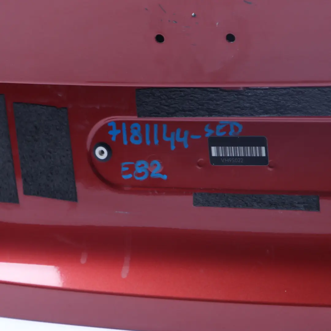 BMW E82 Boot Lid Tailgate Bootlid Coupe Sedonarot Sedona Red - A79 - SKU 7181144-SED - Part number 7181144