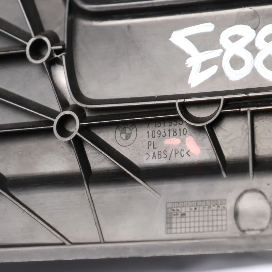 Folding Top Compartment Cover Fairing to BMW 1 Series E88 Cabrio Convertible with Part number 7181953 BMW 1 Series E88 Cabrio Convertible Folding Top Compartment Cover Fairing - SKU 7181953-1 - Part number 7181953