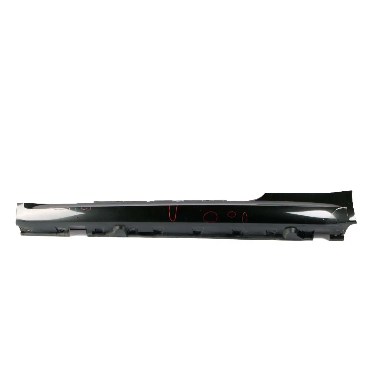 BMW 6 E63 E64 LCI Cubierta Umbral Puerta Faldon Izquierdo Negro Zafiro 475