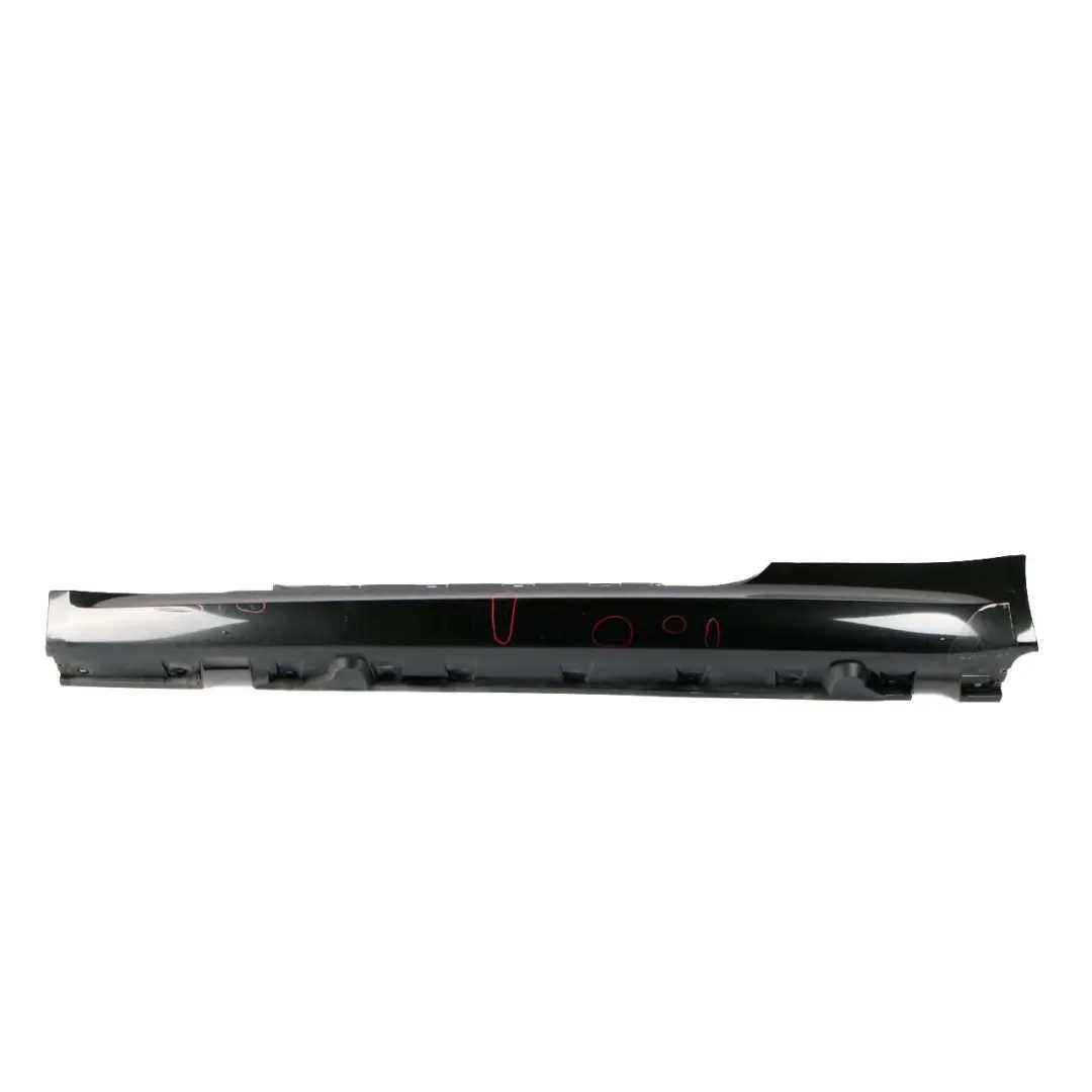 Door Sill Side Cover Skirt Left N/S Black Sapphire - 475 to BMW 6 E63 E64 LCI with Part number 7181987 BMW 6 E63 E64 LCI Door Sill Side Cover Skirt Left N/S Black Sapphire - 475 - SKU 7181987-BS - Part number 7181987