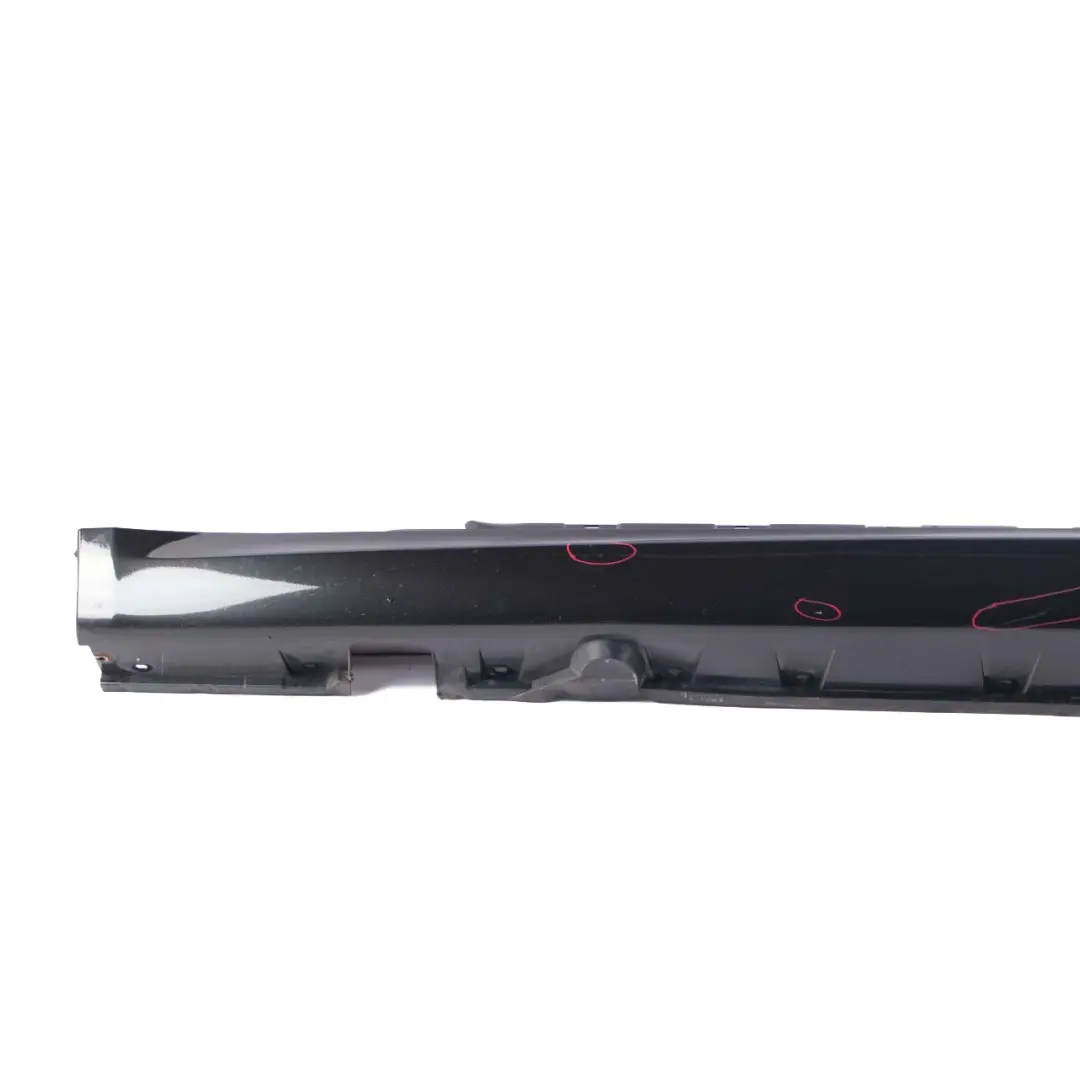 BMW E63 LCI Sill Side Cover Skirt Left N/S Trim Panel E64 Black Sapphire - 475 - SKU 7181987-BS1 - Part number 7181987