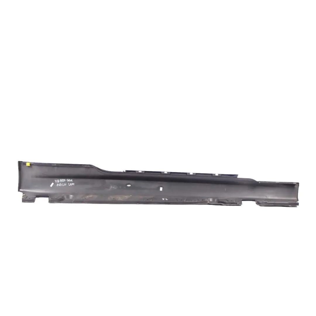 BMW E63 LCI Sill Side Cover Skirt Left N/S Trim Panel E64 Black Sapphire - 475 - SKU 7181987-BS1 - Part number 7181987