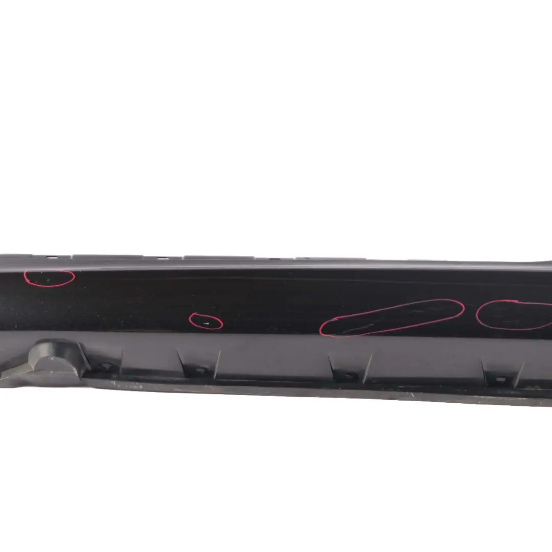 BMW E63 LCI Sill Side Cover Skirt Left N/S Trim Panel E64 Black Sapphire - 475 - SKU 7181987-BS1 - Part number 7181987