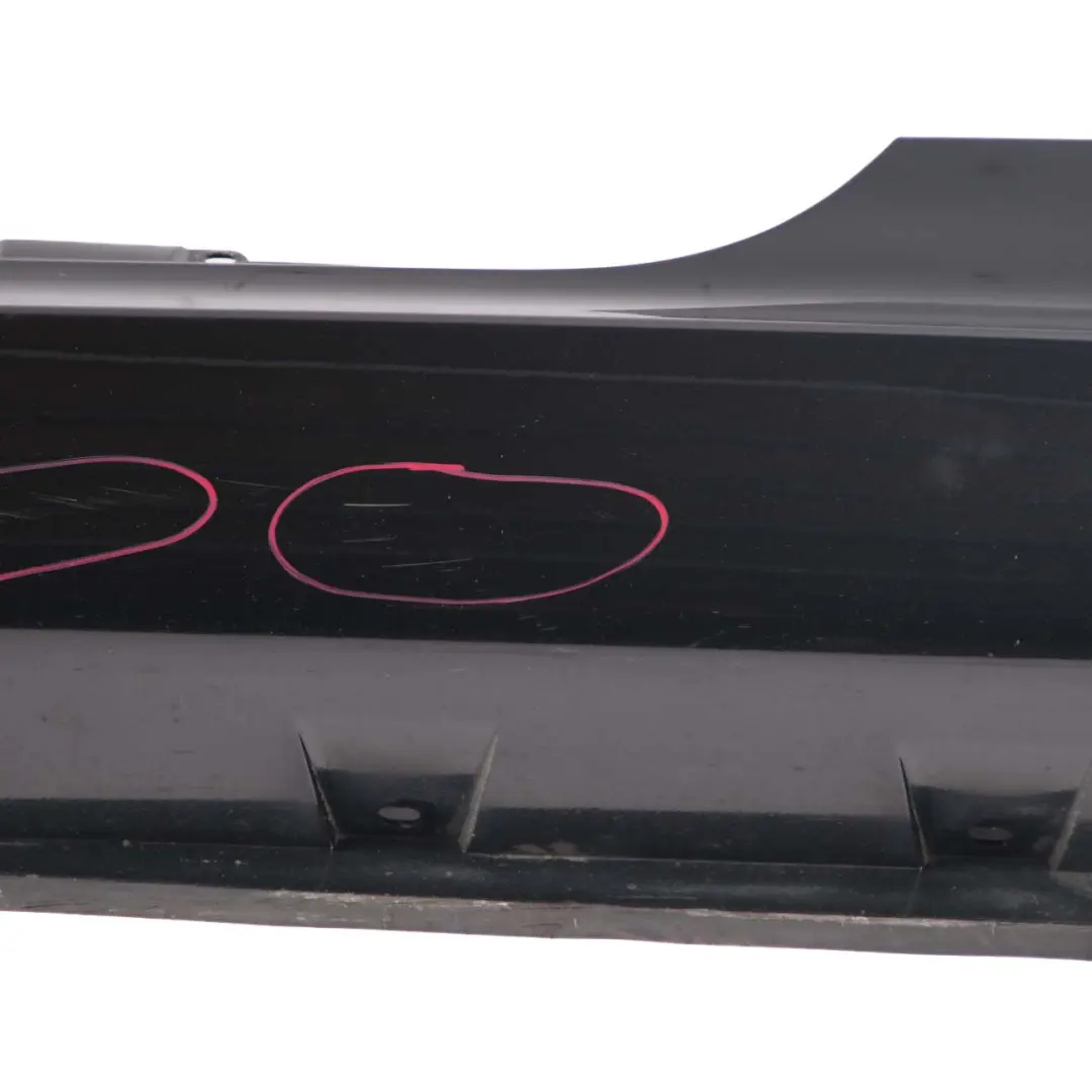 BMW E63 LCI Sill Side Cover Skirt Left N/S Trim Panel E64 Black Sapphire - 475 - SKU 7181987-BS1 - Part number 7181987