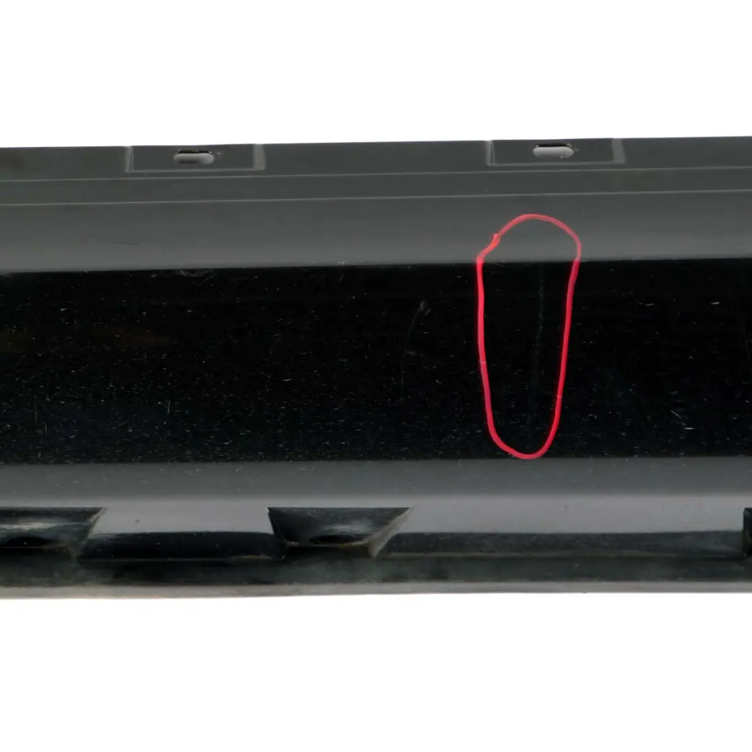 BMW 6 E63 E64 LCI Door Sill Side Cover Skirt Left N/S Black Sapphire - 475 - SKU 7181987-BS - Part number 7181987