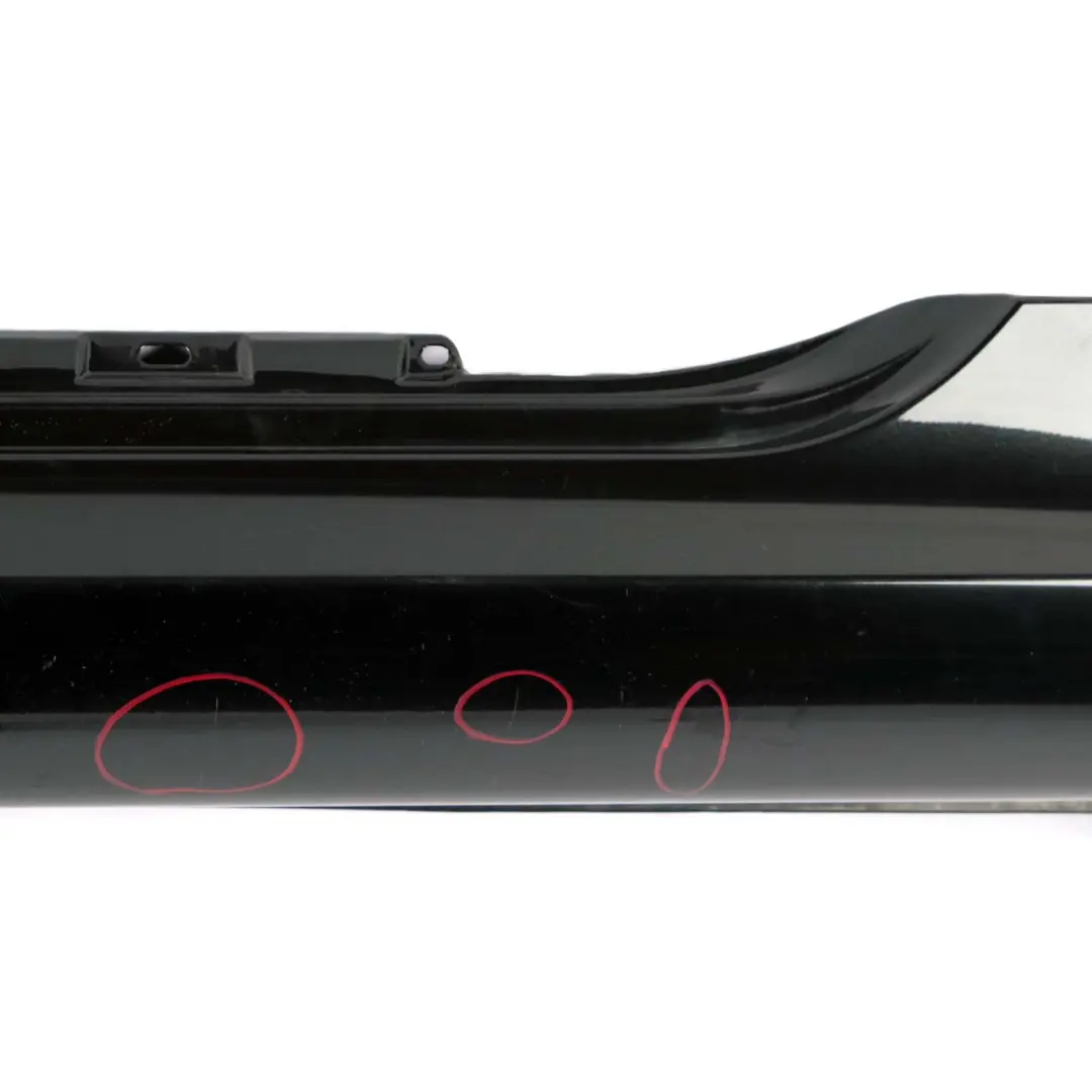 Door Sill Side Cover Skirt Left N/S Black Sapphire - 475 to BMW 6 E63 E64 LCI with Part number 7181987 BMW 6 E63 E64 LCI Door Sill Side Cover Skirt Left N/S Black Sapphire - 475 - SKU 7181987-BS - Part number 7181987