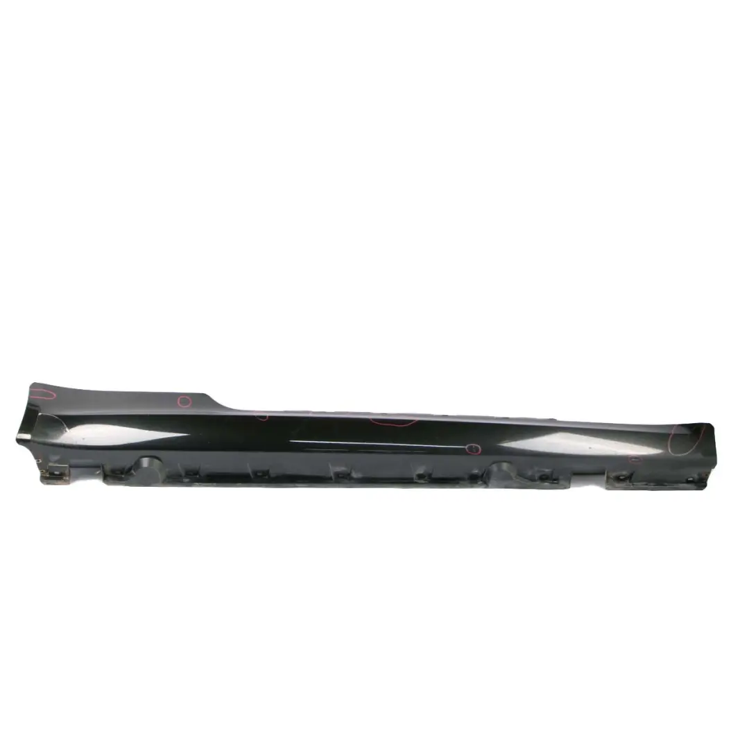BMW 6 E63 E64 LCI Door Sill Side Cover Skirt Right O/S Black Sapphire - 475 - SKU 7181988-BS - Part number 7181988
