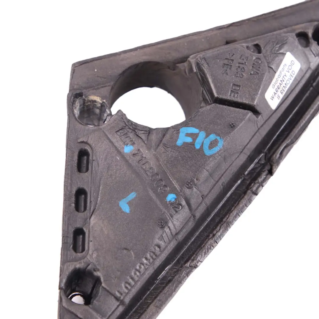 BMW F10 F11 Guarnizione Triangolo Specchio Esterno Sinistro Anteriore - SKU 7182009 - Numero di parte 7182009