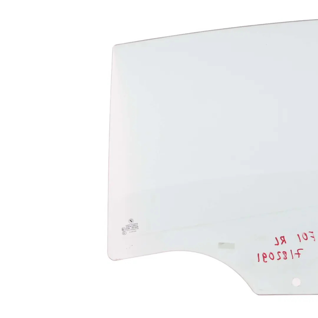 BMW F01 F04 Vitre latérale arrière gauche de porte Vert AS2 - SKU 7182091 - Numéro de pièce 7182091