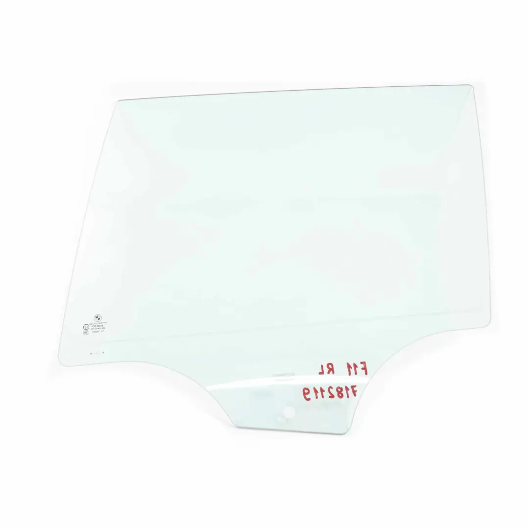 BMW F11 Door Window Glass Touring Rear Left N/S Side Green AS2 - SKU 7182119 - Part number 7182119