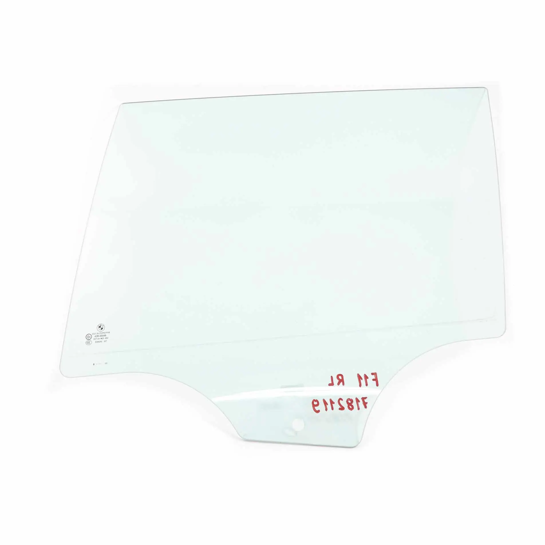 BMW F11 Door Window Glass Touring Rear Left N/S Side Green AS2 7182119