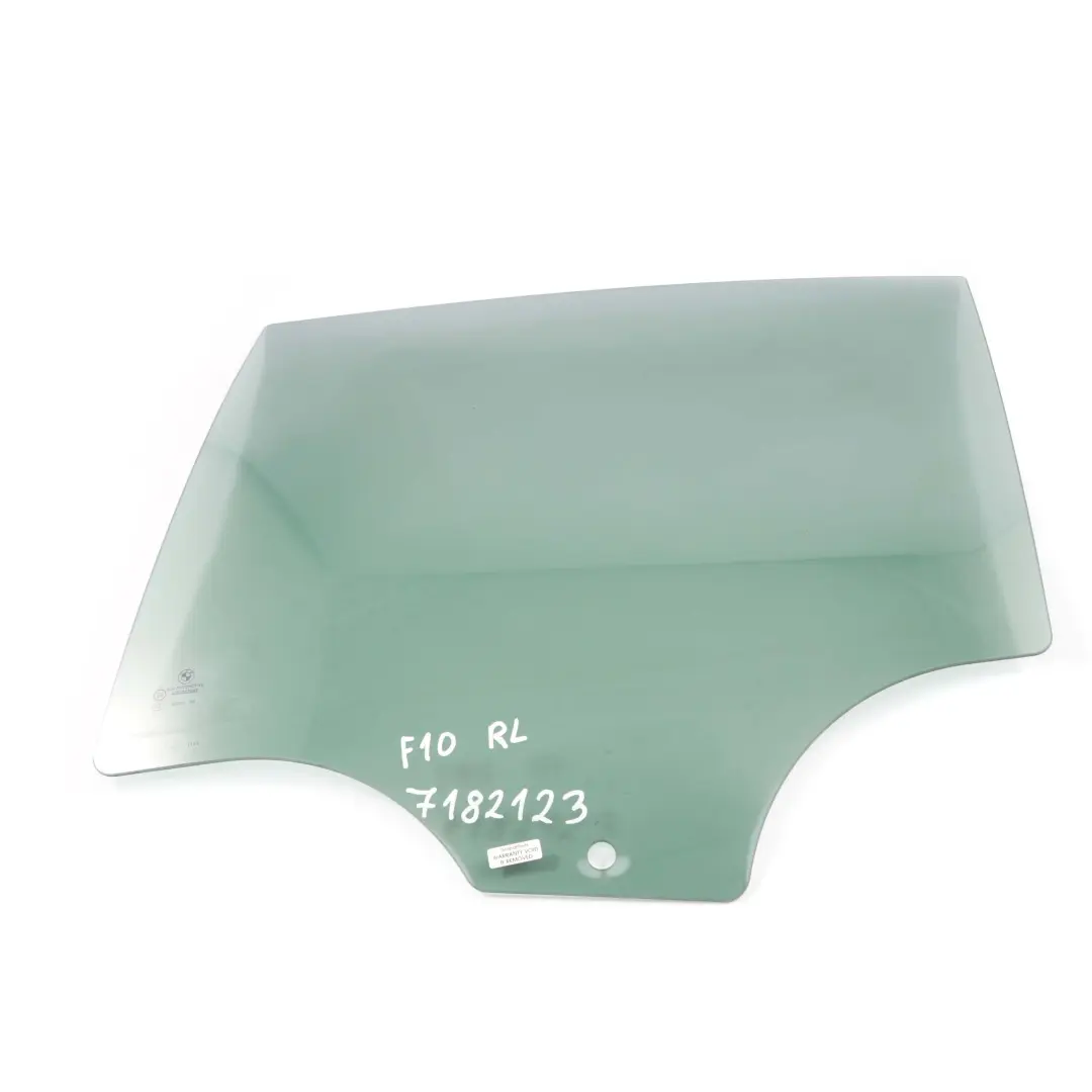 Side Window Glass SSG Rear Left N/S Door to BMW F10 with Part number 7182123 BMW F10 Side Window Glass SSG Rear Left N/S Door - SKU 7182123 - Part number 7182123