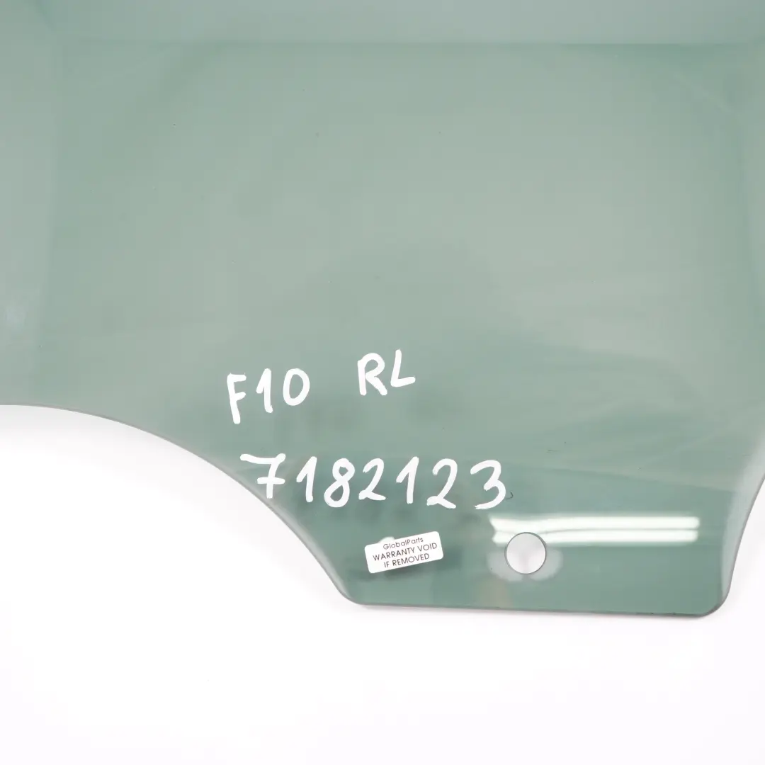 Vetro Laterale SSG Posteriore Sinistro Porta per BMW F10 con numero di parte 7182123 BMW F10 Vetro Laterale SSG Posteriore Sinistro Porta - SKU 7182123 - Numero di parte 7182123