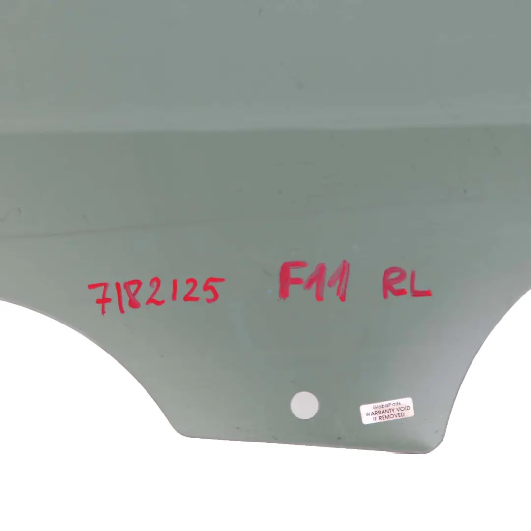 Vetro Finestrino Porta Touring Posteriore Sinistro Verde SSG per BMW F11 con numero di parte 7182125 BMW F11 Vetro Finestrino Porta Touring Posteriore Sinistro Verde SSG - SKU 7182125 - Numero di parte 7182125