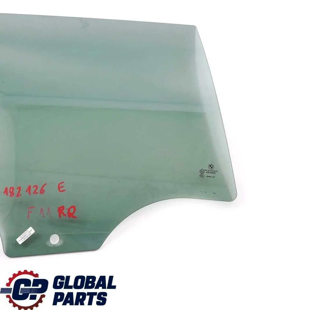BMW 5 Series F11 Side Window Glass Right Rear Door O/S SSG - SKU 7182126 - Part number 7182126