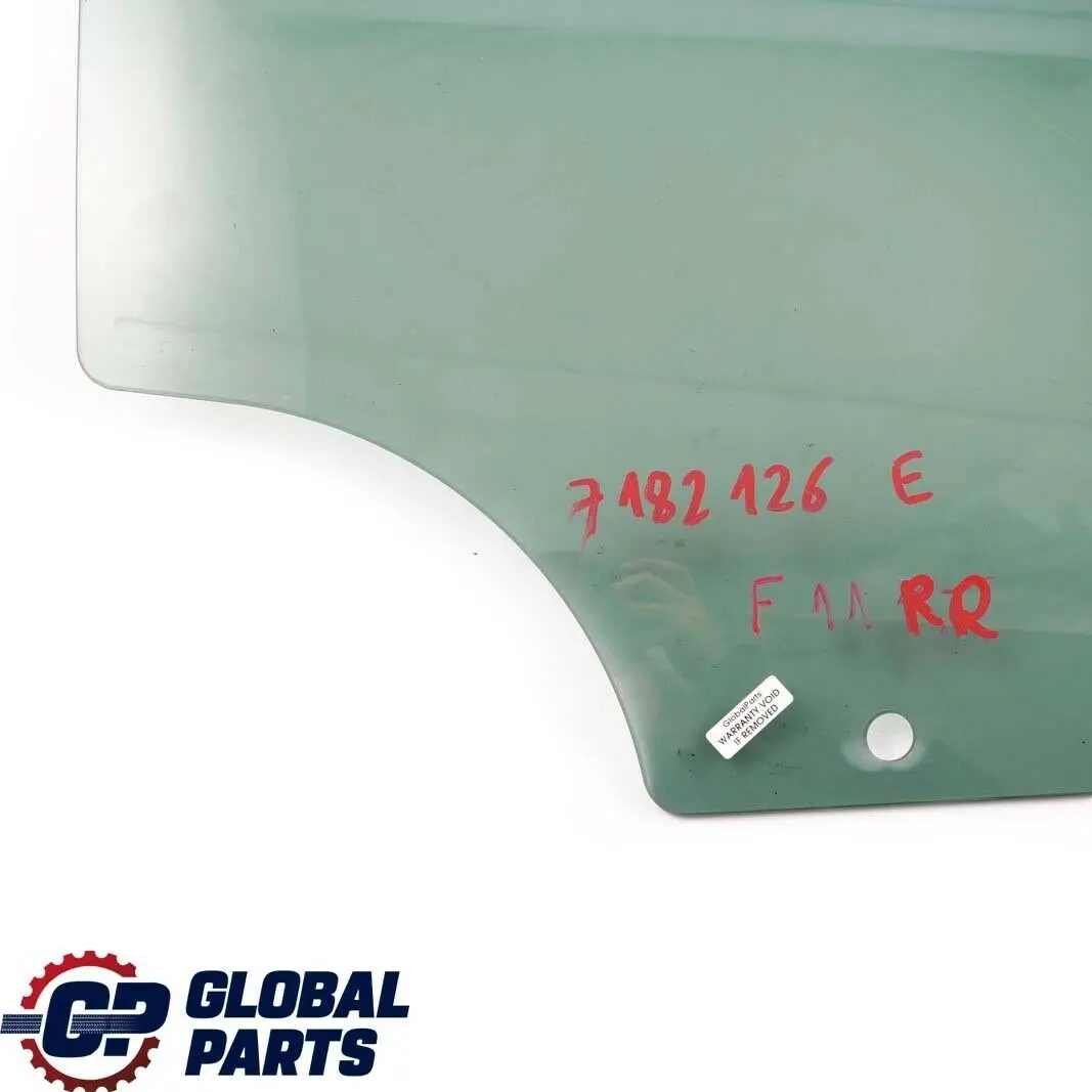 Side Window Glass Right Rear Door O/S SSG to BMW 5 Series F11 with Part number 7182126 BMW 5 Series F11 Side Window Glass Right Rear Door O/S SSG - SKU 7182126 - Part number 7182126