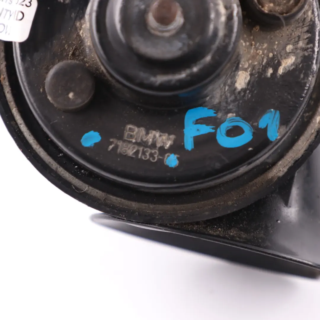 Fanfare Horn BMW F01 F10 F12 Signal High Tone Pitch Siren 500Hz to with Part number 7182133 Fanfare Horn BMW F01 F10 F12 Signal High Tone Pitch Siren 500Hz - SKU 7182133 - Part number 7182133