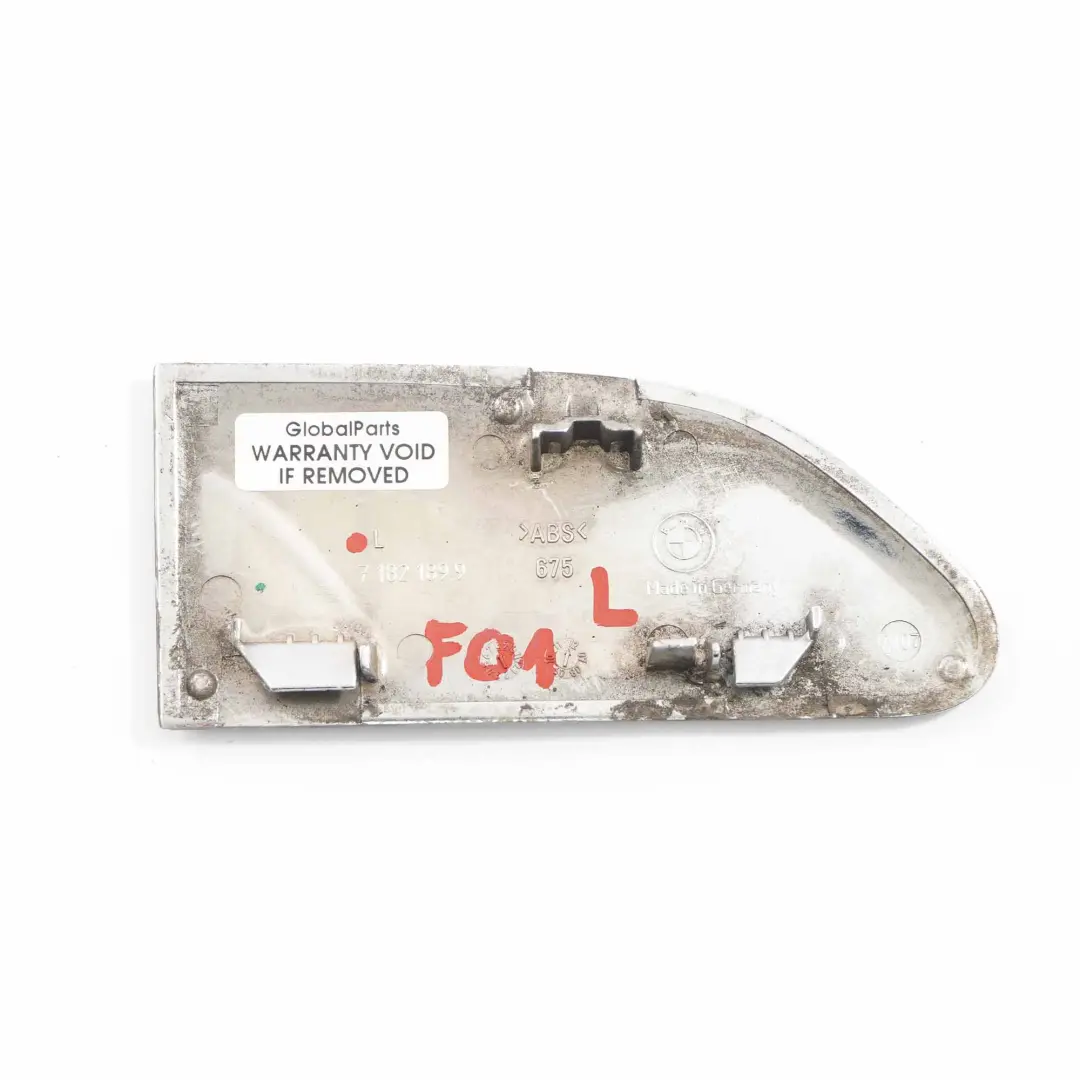 BMW F01 F02 Anzeige Abdeckung Verkleidung Vorne Links Chrom - SKU 7182189 - Teilenummer 7182189