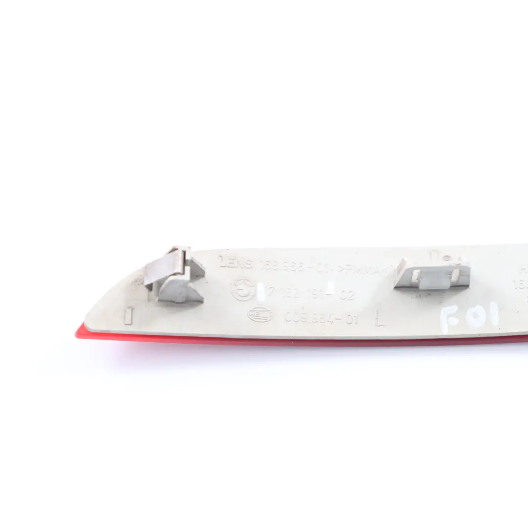 BMW F01 F02 Reflektor Lampe Hinten Links Stoßstange Trim Reflexion Rot - SKU 7182191 - Teilenummer 7182191