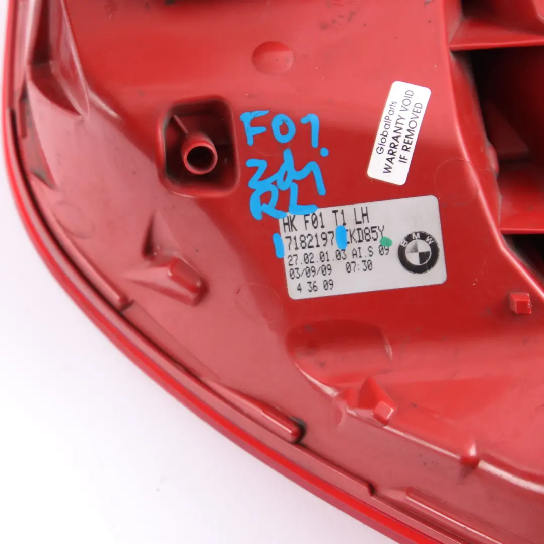 Rear Lamp BMW F01 F02 F03 Light In The Side Panel Left N/S - SKU 7182197 - Part number 7182197