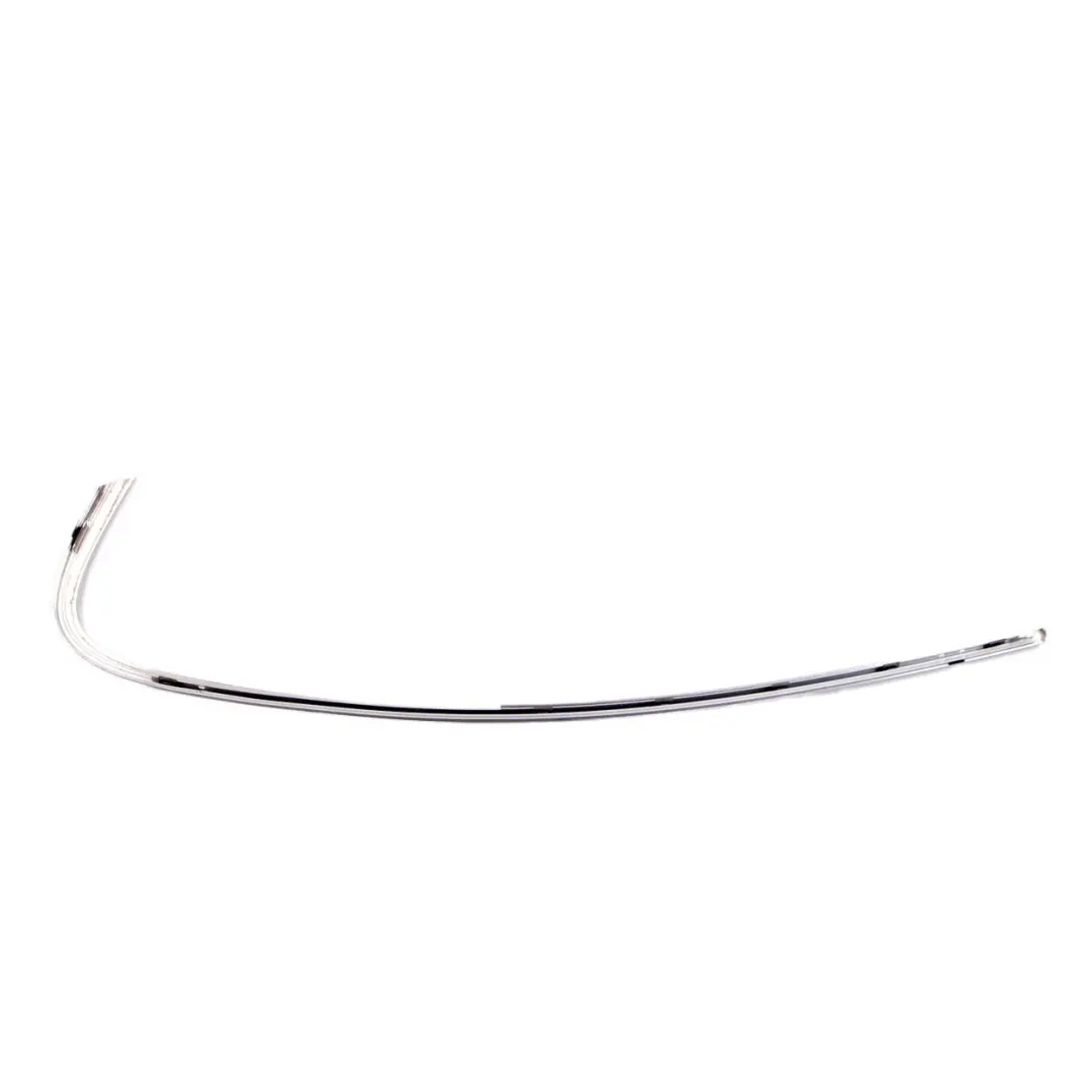 Finitura Telaio Finestra Porta Superiore Posteriore Destra Cromo per BMW F10 con numero di parte 7182300 BMW F10 Finitura Telaio Finestra Porta Superiore Posteriore Destra Cromo - SKU 7182300-1 - Numero di parte 7182300