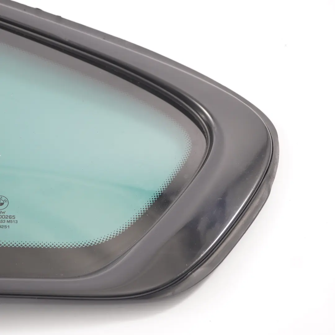 Side Window Quarter Rear Left N/S Glass Glazing Tinted AS3 to BMW X6 E71 with Part number 7182327 BMW X6 E71 Side Window Quarter Rear Left N/S Glass Glazing Tinted AS3 - SKU 7182327 - Part number 7182327