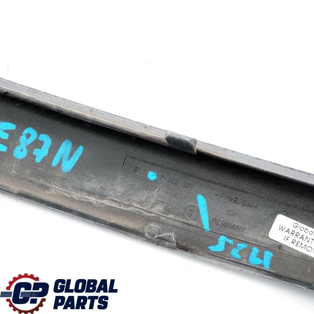 BMW E81 E87 LCI Listello Para Urti Paraurti Anteriore SX Nero 2 7185133 - SKU 7182371-SCH - Numero di parte 7182371