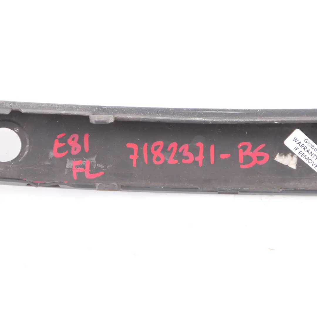 BMW E81 E87N LCI Frontstoßstange Schutzgummistreifen Links N/S Schwarz - SKU 7182371-BS - Teilenummer 7182371