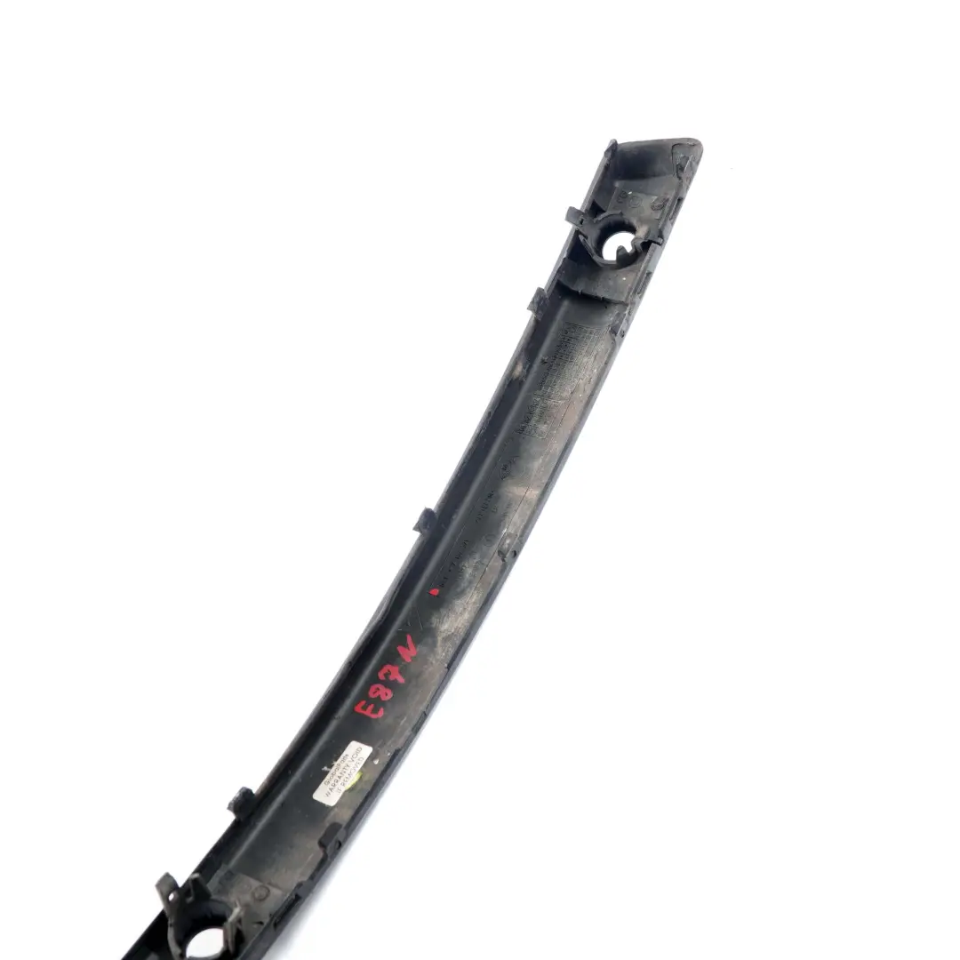 BMW E87N LCI Bumper Strip Front Left N/S Covering Trim Panel E81 Black - SKU 7182371 - Part number 7182371