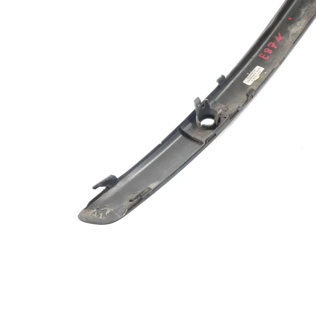 BMW E87N LCI Bumper Strip Front Left N/S Covering Trim Panel E81 Black - SKU 7182371 - Part number 7182371