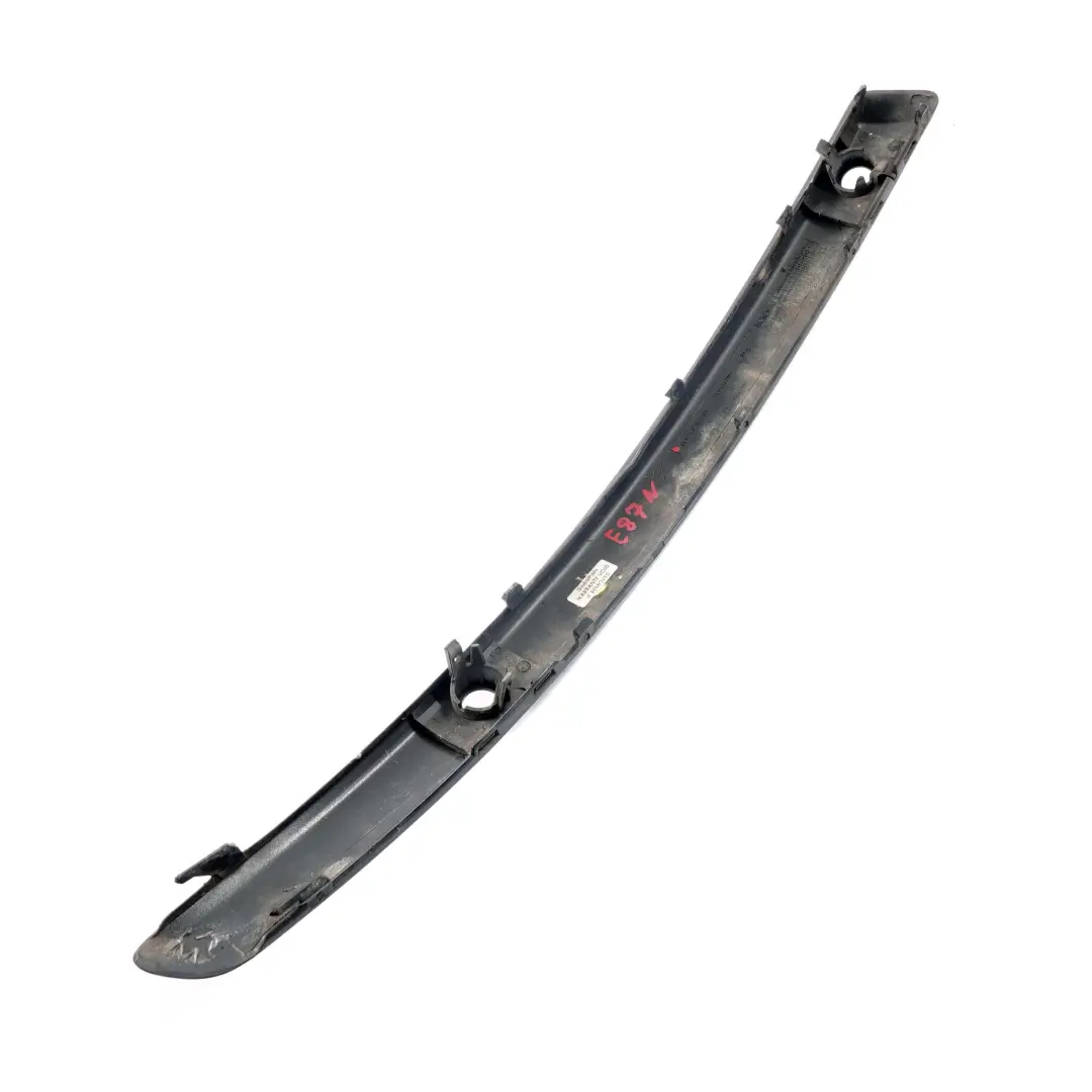 BMW E87N LCI Striscia Paraurti Anteriore Sinistra Copertura Pannello E81 Nero - SKU 7182371 - Numero di parte 7182371