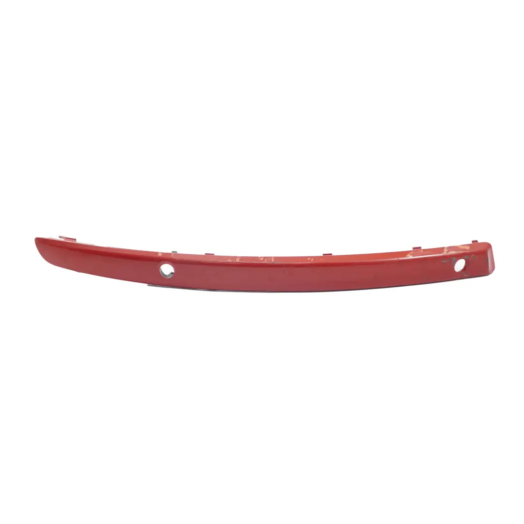 Front Bumper Protective Strip Right O/S Karmesinrot Red to BMW 1 Series E81 E87 LCI with Part number 7182372 BMW 1 Series E81 E87 LCI Front Bumper Protective Strip Right O/S Karmesinrot Red - SKU 7182372-KAR - Part number 7182372