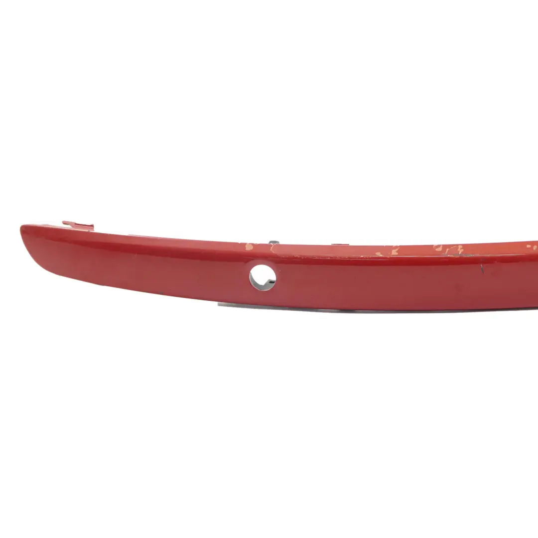 Front Bumper Protective Strip Right O/S Karmesinrot Red to BMW 1 Series E81 E87 LCI with Part number 7182372 BMW 1 Series E81 E87 LCI Front Bumper Protective Strip Right O/S Karmesinrot Red - SKU 7182372-KAR - Part number 7182372