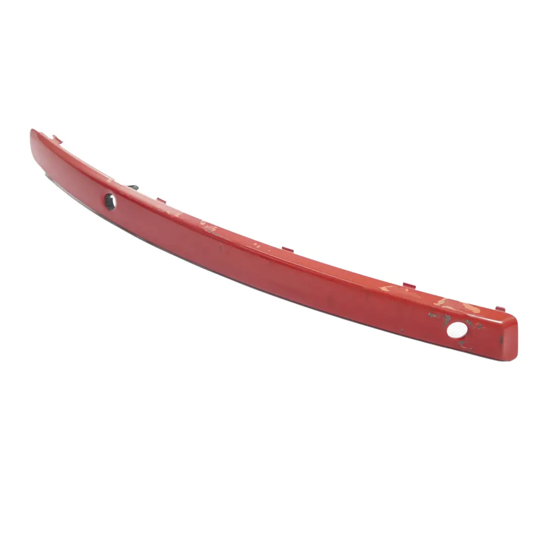 BMW E81 E87 LCI Parachoques Delantero Tira Protectora Derecha Karmesinrot Rojo - SKU 7182372-KAR - Número de pieza 7182372