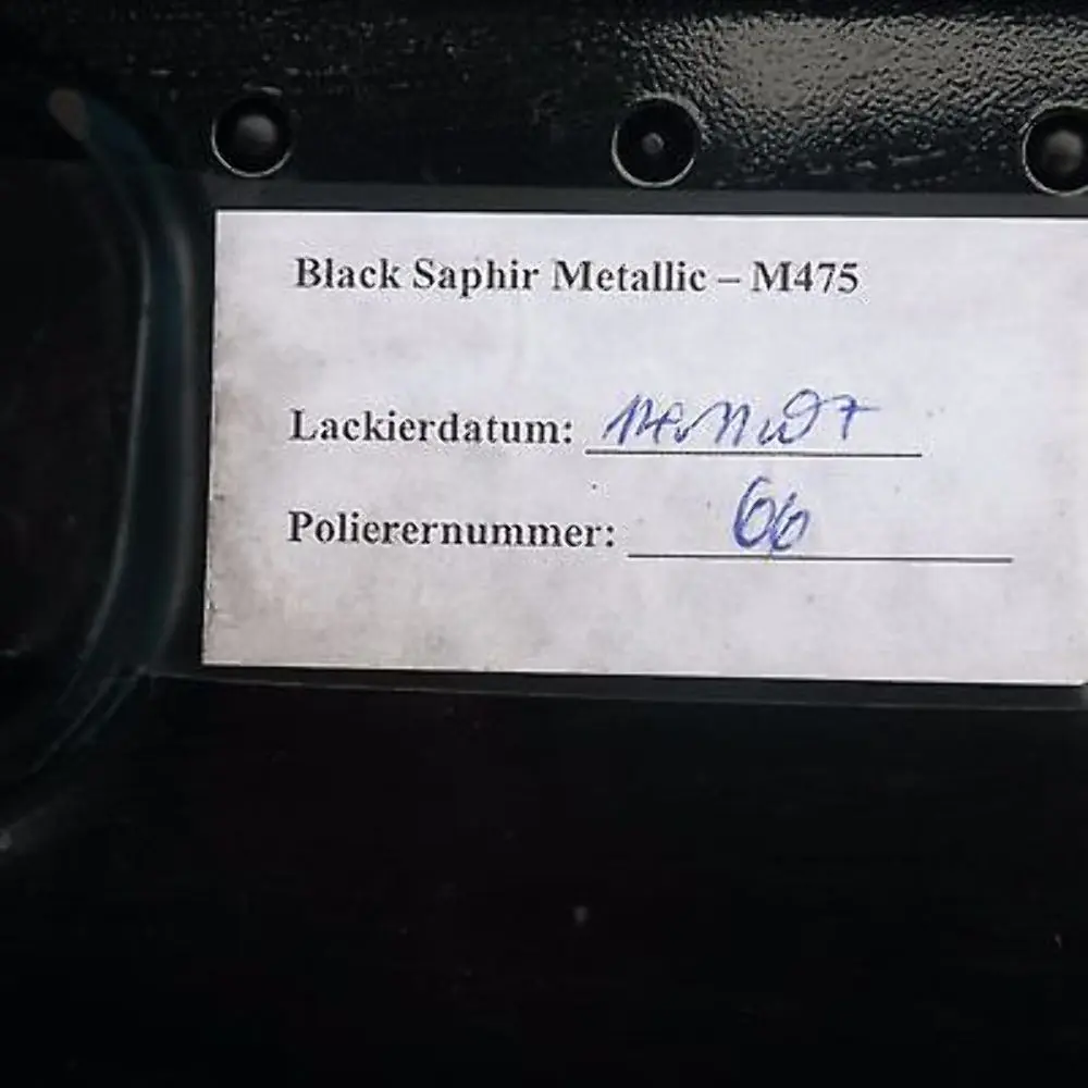 BMW 3 SERIES E93 Convertible Cabrio Folding Top Compartment Lid Black Sapphire - SKU 7183310 - Part number 54377183310