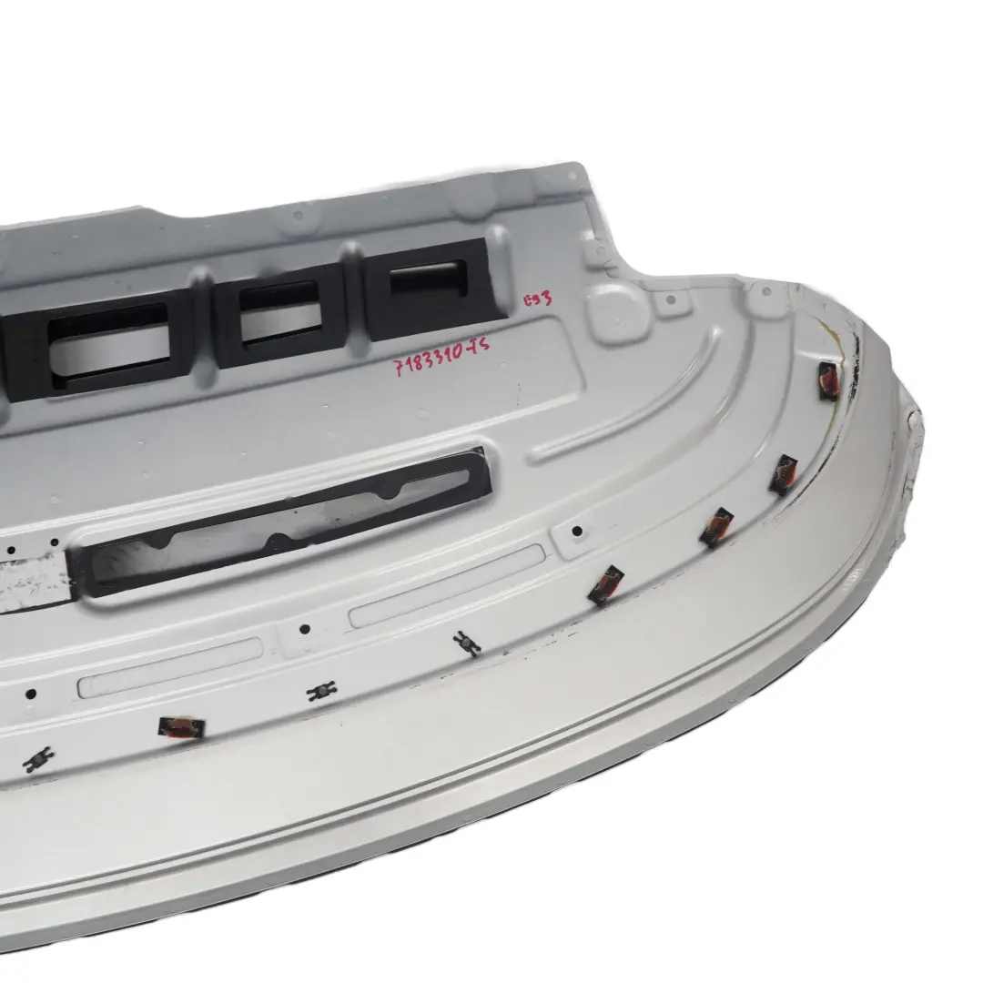 BMW E93 Cabriolet Couvercle compartiment capote rabattable Titansilber Silver - SKU 7183310-TS - Numéro de pièce 7183310