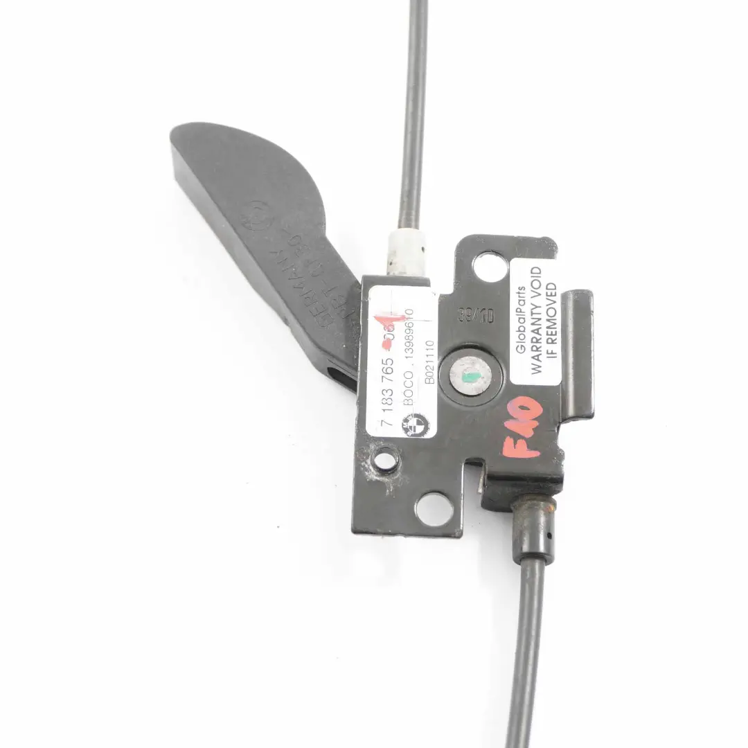 Câble d'Ouverture du Capot pour BMW F01 F02 F07 F10 F11 à propos du numéro de pièce 7183765 BMW F01 F02 F07 F10 F11 Câble d'Ouverture du Capot - SKU 7183765-1 - Numéro de pièce 7183765