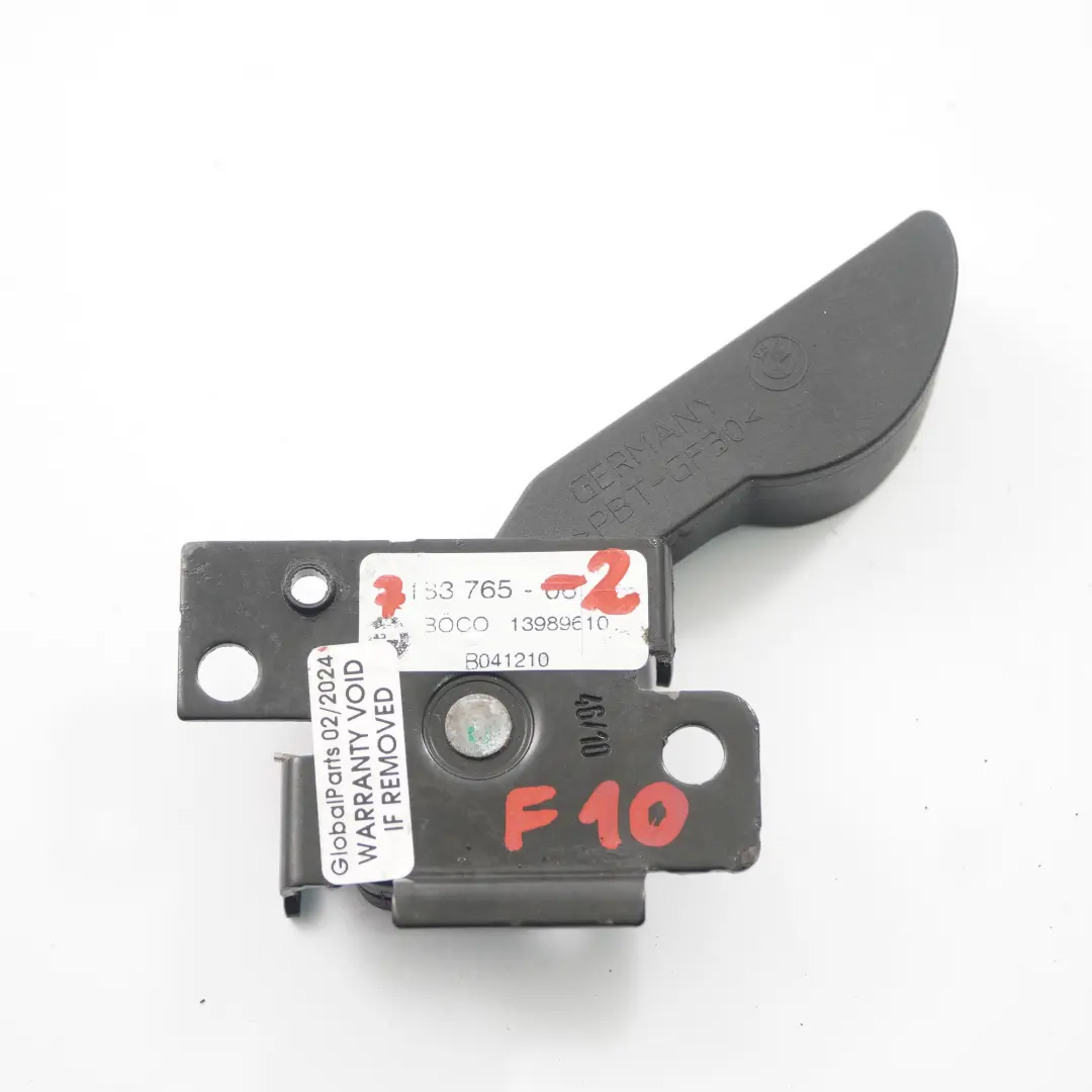 Hauben Verriegelung BMW F01 F02 F07 F10 F11 Halterung für Motor mit Teilenummer 7183765 Motor Hauben Verriegelung BMW F01 F02 F07 F10 F11 Halterung - SKU 7183765-2 - Teilenummer 7183765
