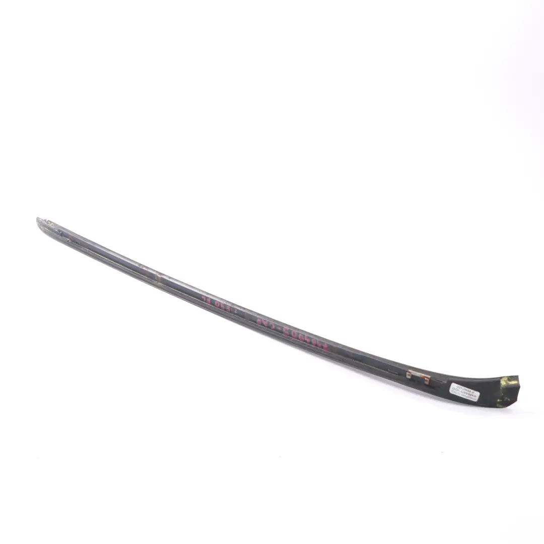 Strip Trim Windscreen Drip Front Left N/S Carbonschwarz Black 416 to BMW E90 E91 with Part number 7184005 BMW E90 E91 Strip Trim Windscreen Drip Front Left N/S Carbonschwarz Black 416 - SKU 7184005-CAR - Part number 7184005