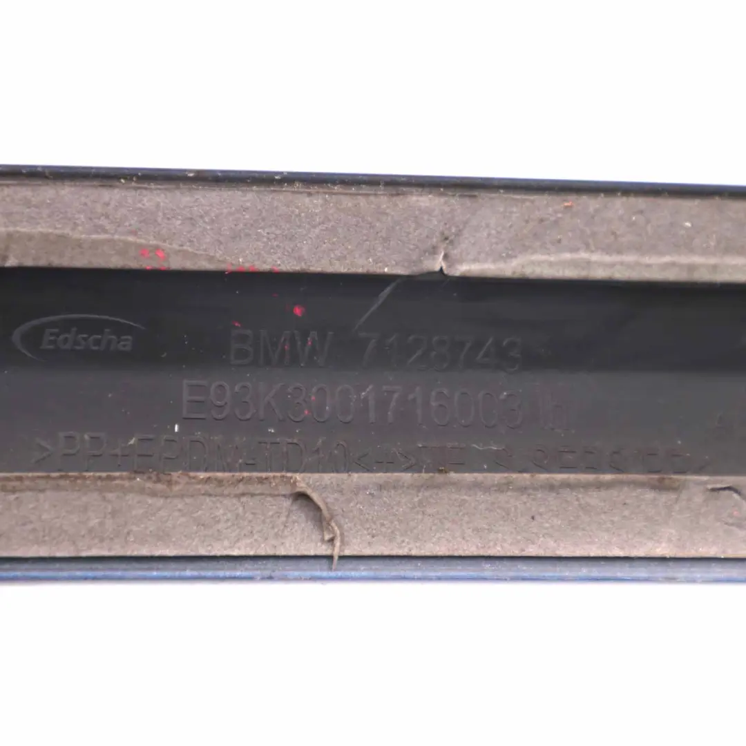  Modanatura Top Pieghevole BMW E93 F33 Cabrio Sinistra Striscia Blu Le Mans - 381 - SKU 7184027-LMB - Numero di parte 7184027