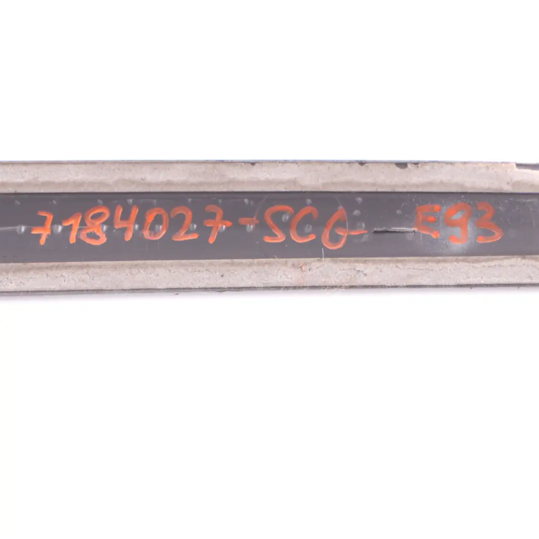 Top Left N/S Roof Moulding Trim Strip Space Grey - A52 to BMW E93 F33 Cabrio with Part number 7184027 BMW E93 F33 Cabrio Top Left N/S Roof Moulding Trim Strip Space Grey - A52 - SKU 7184027-SCG - Part number 7184027