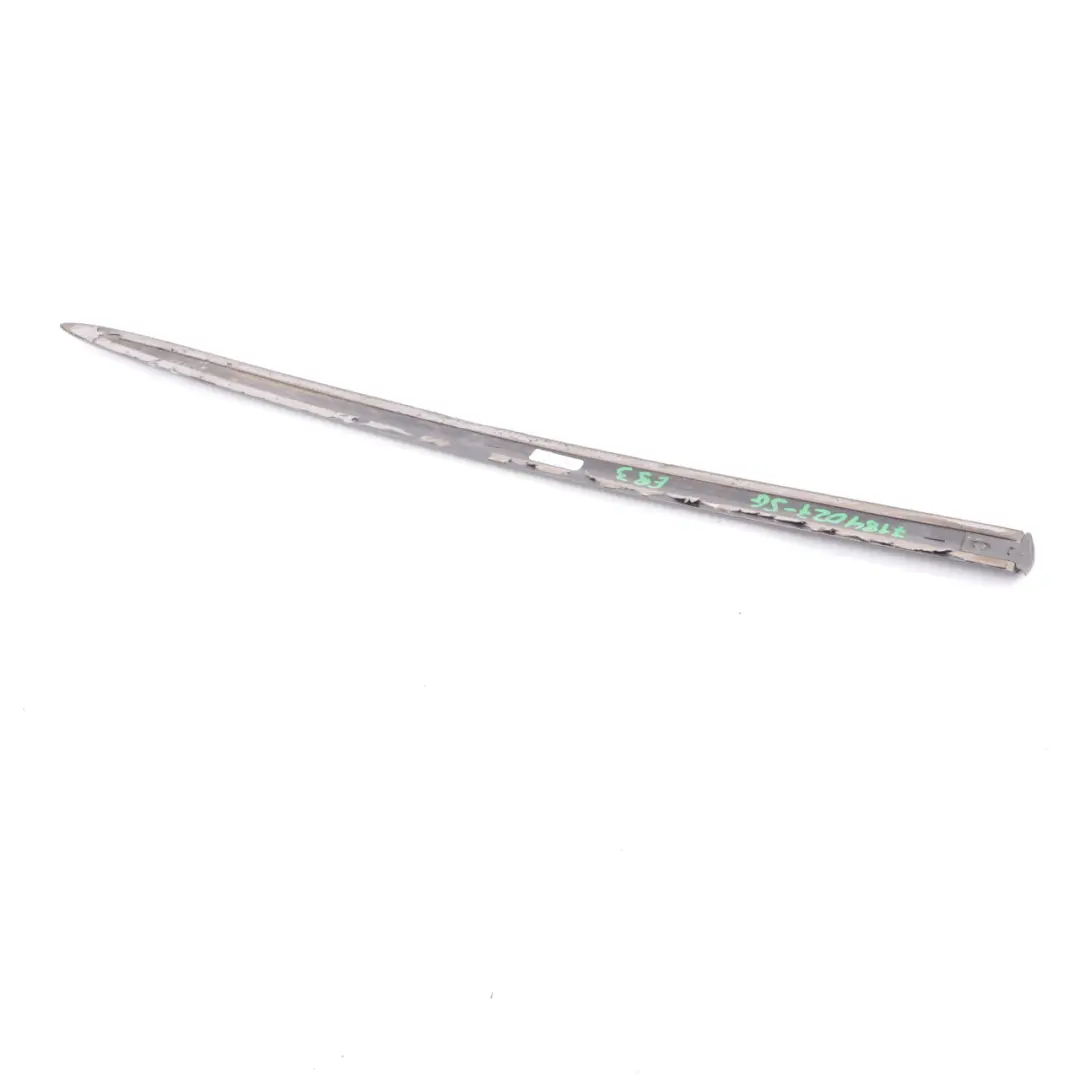 Roof Top Moulding Trim Left N/S Strip Sparkling Graphite A22 7128743 to BMW E93 F33 with Part number 7184027 BMW E93 F33 Roof Top Moulding Trim Left N/S Strip Sparkling Graphite A22 7128743 - SKU 7184027-SG - Part number 7184027