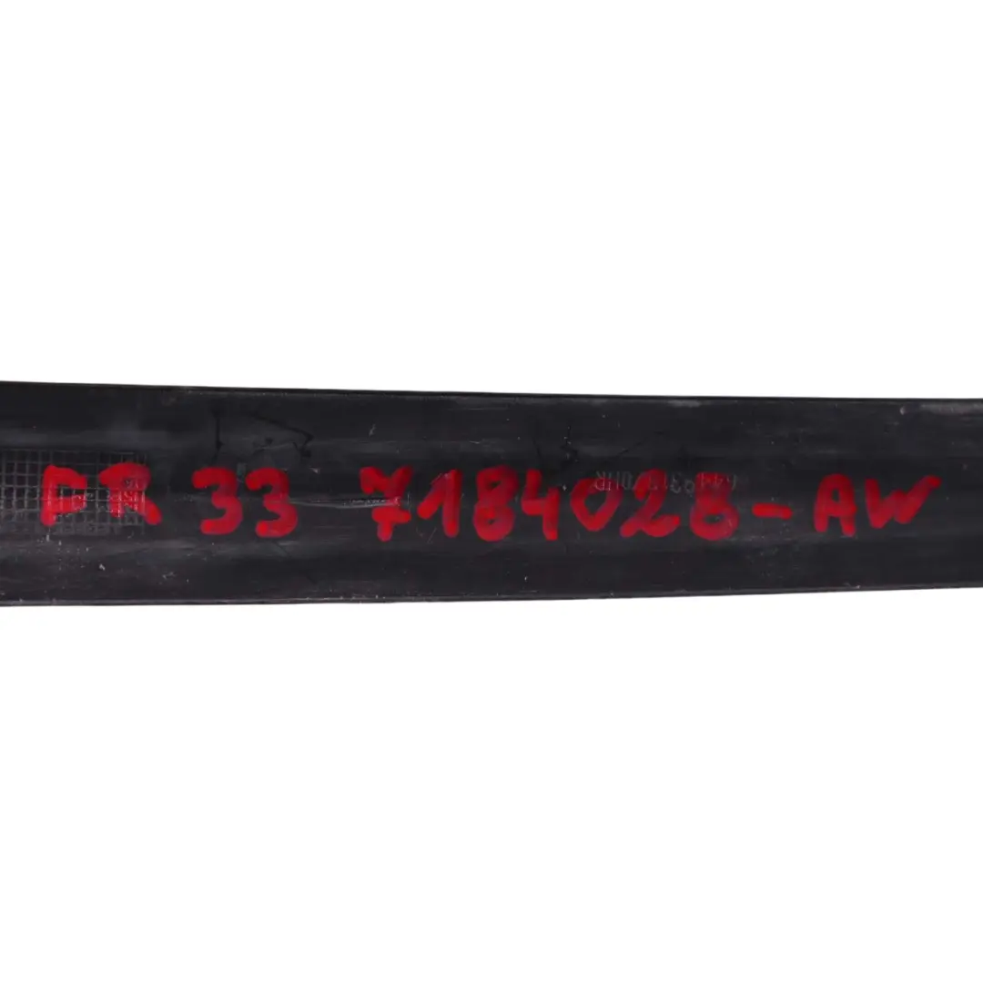 Folding Top Right O/S Moulding Trim Strip Alpinweiss 3 to BMW 3 4 E93 F33 Cabrio with Part number 7184028 BMW 3 4 E93 F33 Cabrio Folding Top Right O/S Moulding Trim Strip Alpinweiss 3 - SKU 7184028-AW - Part number 7184028