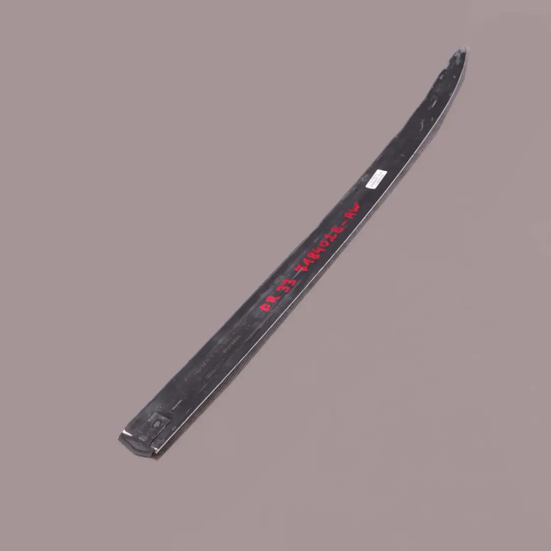 BMW 3 4 E93 F33 Cabrio Folding Top Right O/S Moulding Trim Strip Alpinweiss 3 - SKU 7184028-AW - Part number 7184028