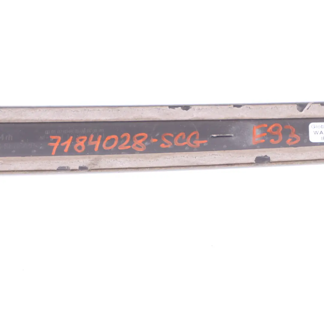 BMW E93 F33 Zierleiste Klappbar Oben Rechts Trim Cover Platinbronze - A53 - SKU 7184028-SCG - Teilenummer 7184028