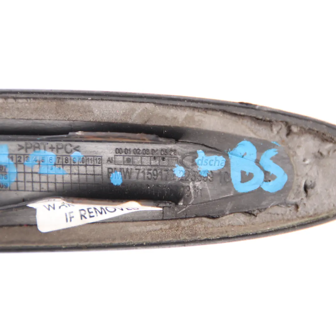 Dachscharnier Links Dachleiste Abdeckung N/S Cabrio 1 Schwarz Saphir 475 für BMW E93 mit Teilenummer 7184047 BMW E93 Dachscharnier Links Dachleiste Abdeckung N/S Cabrio 1 Schwarz Saphir 475 - SKU 7184047-BS1 - Teilenummer 7184047