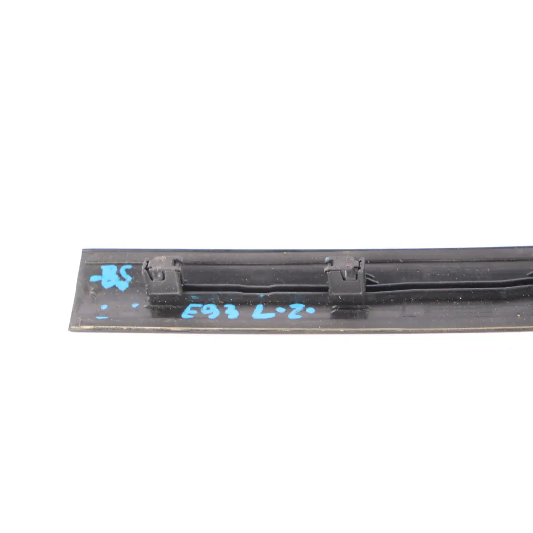 BMW E93 Cabrio Linke Dachleiste Dachscharnier Abdeckung N/S Schwarz Saphir 475 - SKU 7184047-BS - Teilenummer 7184047