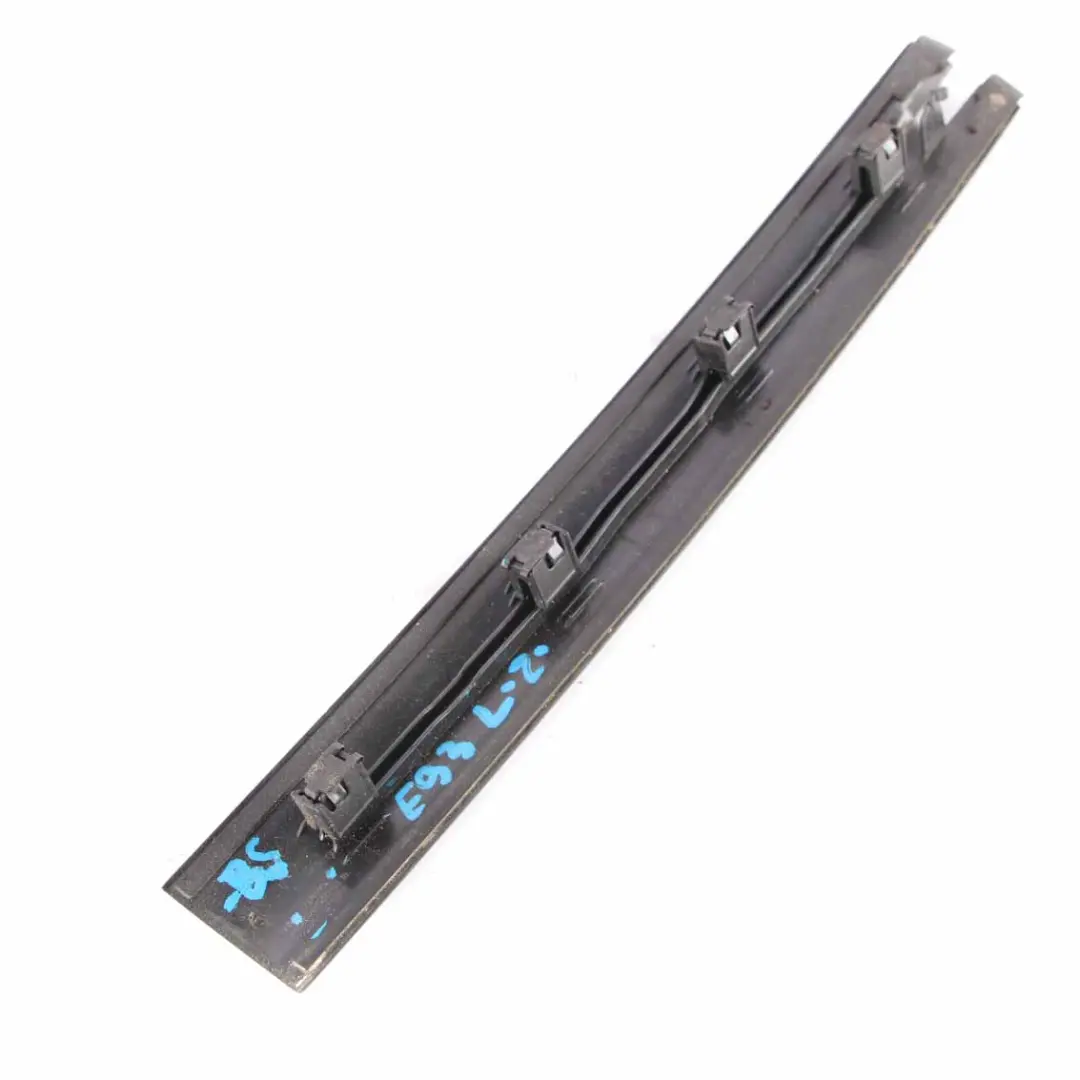 BMW E93 Cabrio Linke Dachleiste Dachscharnier Abdeckung N/S Schwarz Saphir 475 - SKU 7184047-BS - Teilenummer 7184047