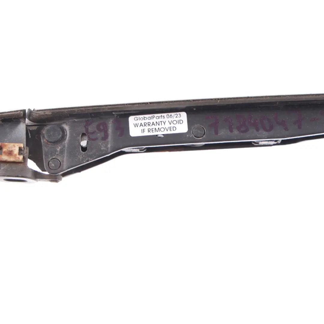 BMW E93 Cabriolet Gauche Moulure Supérieure Cache Charnière Titansilber Argent - SKU 7184047-TS1 - Numéro de pièce 7184047